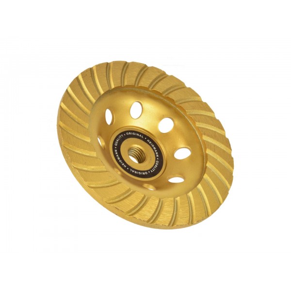 Diskas deimantinis šlifavimui ø125mm M14 TURBO                                                      